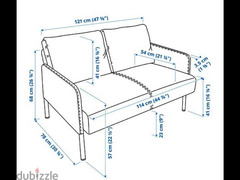 Ikea GLOSTAD Sofa - 3