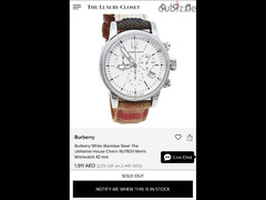 Burberry House Check Chronograph Quartz Watch - 4