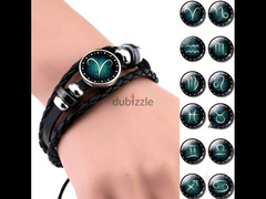 Zodiac Signs leather bracelet to express your personality and elegance - 5