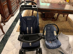 عربة أطفال و كرسي للسيارة. . stroller and car seat  Graco - 5