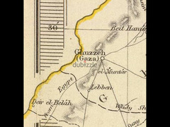 برواز خريطة فلسطين التاريخية - نُشرت في لندن عام 1843 - 5