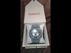 casio g-shock men's analog digital denim’d color watch ga-100de-2a - 5