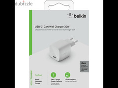 Belkin BOOST CHARGE 30W USB-C PD GaN Wall Charger - White - 5