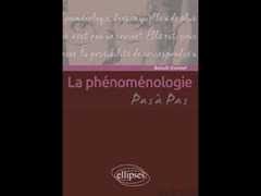 la phénoménologie pas à pas. Livre de philosophie en français