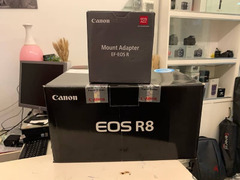 CANON EOS R8 + Adapter استخدام تجربة - 2