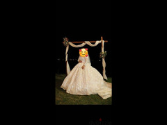 فستان زفاف بالطرحه - 2