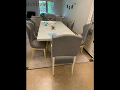 full dining table 8 chairs للبيع سفرة كاملة ٨ كراسى - 1