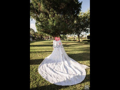 handmade wedding dress for rent or sale