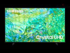Samsung - 65CU8000 Smart TV 65-Inch Crystal 4K UHD جديد متبرشم بالضمان