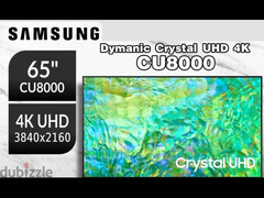 Samsung - 65CU8000 Smart TV 65-Inch Crystal 4K UHD جديد متبرشم بالضمان - 2