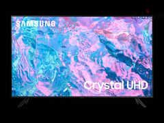 Samsung Smart TV 65-Inch Crystal 4K UHD - 65CU7000 جديد متبرشم بالضمان