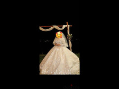 فستان زفاف بالطرحه - 3