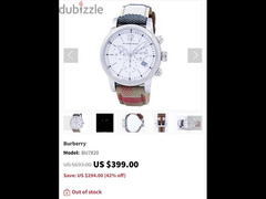 Burberry House Check Chronograph Quartz Watch - 5