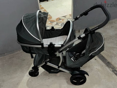 used Double stroller for two babies استرولر توأم ماركة اوروبي - 5