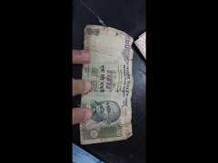 10 دينار ليبى قديم - و 100 روبية هندي - 3
