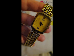 golden plated watch