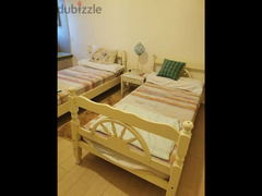 wooden beds 2 with mattress - 2