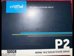 crucial p2 500 ssd nvme m. 2 جديد سيلد