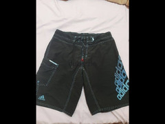 Adidas swim short, Old Navy swim short