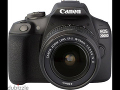 كاميرا كانون canon 2000D