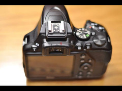 كاميرا Nikon 3500d بحاله الزيرو معاها لينس 18:55 ولينس 50m Nikon وفلاش - 5