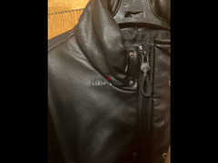 Black pump leather jacket  -  جاكت جلد بامب اسود - XXL - 3