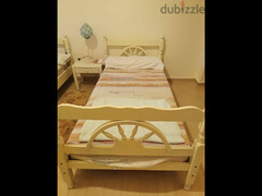wooden beds 2 with mattress - 6