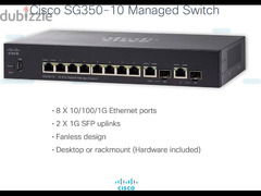 Cisco SG350-10 10port Gigabit Managed Switch s سيسكو سويتش 10 بورت