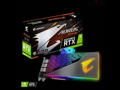AORUS GeForce RTX 2080 Ti XTREME WATERFORCE WB 11G . . تبريد مائي مفتوح