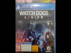 لعبة watchdogs legion مستعملة ب 400 جنيه حالة ممتازة والنسخة الكامن أو