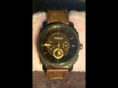 Fossil Chronograph watch Original Brown ساعة فوسيل - 3