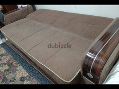 كنبة سرير خشب زان - 1