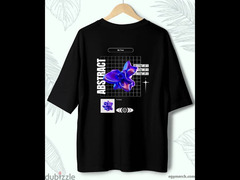 Abstract Be Free - Oversized T-Shirt - 1