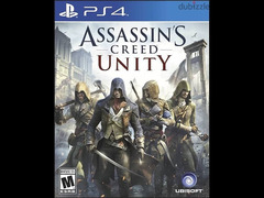 مطلوب لعبة Assassin’s Creed unity لPS4