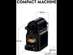 NESPRESSO Inissia Black Coffee Machine - 3