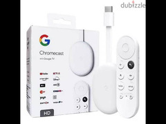 Chromecast with Google TV 1080p HD كروم كاست وارد من امريكا متبرشم - 1
