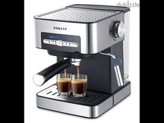 Sokany Espresso Coffee Machine 1.6L Black SK-6862