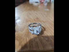 100% pure silver ring - 1