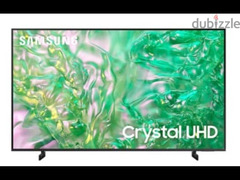 Samsung crystal 75 ريسيفر داخلىDu8000 4k