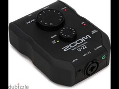 كارت صوت Zoom U22 بمدخل XLR شبه جديد