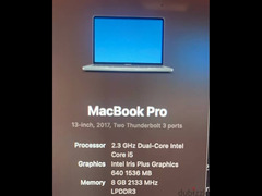Macbook Pro 13 inch 2.3 256GB non touch bar