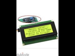 electronic components arduino. 2 ir senso . lcd 20*4. motor servo . i2c - 2