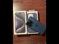 I phone 15 pro 256 blue ايفون ١٥ برو