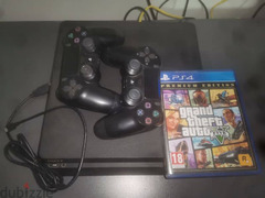 playstation 4 slim 500gb with 2 controller and 2 games
