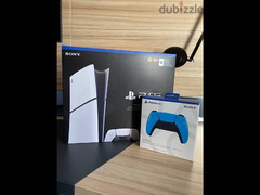 New PlayStation 5 digital slim 1TB + new Sony blue controller