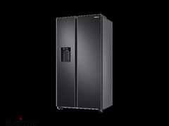 Side By Side Black Refrigerator 634 Liters - RS68A8820B1 - 3