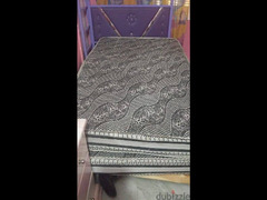 سرير اطفال دورين حديد 120 متر  لون موف بالملل و المراتب - 3