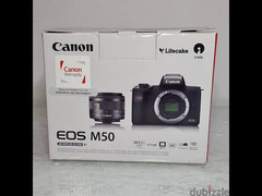 canon m50 حالة الزيرو - 4