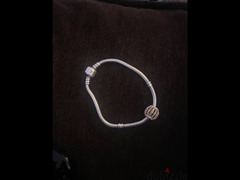 Pandora Bracelet Original with Pink Charm - 4