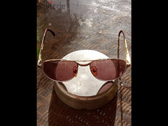 نظارة شمس بوليس ايطالي أصلية طلاء ذهب - 5